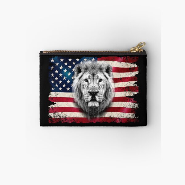Item preview, American flag and lion designed and sold by GreenMall.