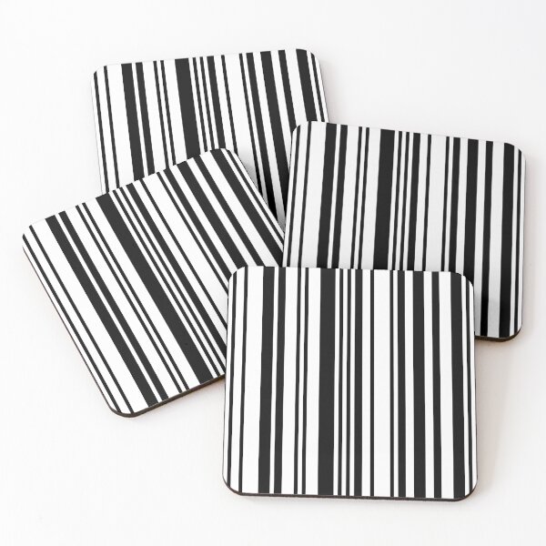 Item preview, Zoe barcode pattern designed and sold by coverinlove.