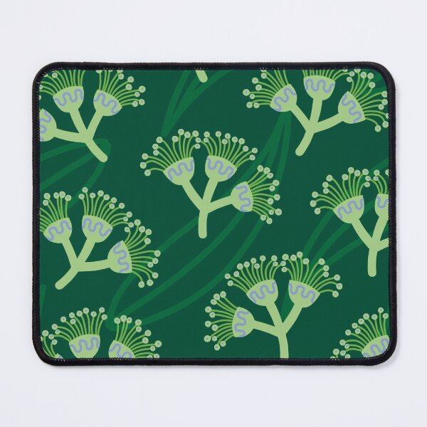 Item preview, Australian Flora Eucalyptus Blossom Green Pattern designed and sold by BloomJoyStudio.