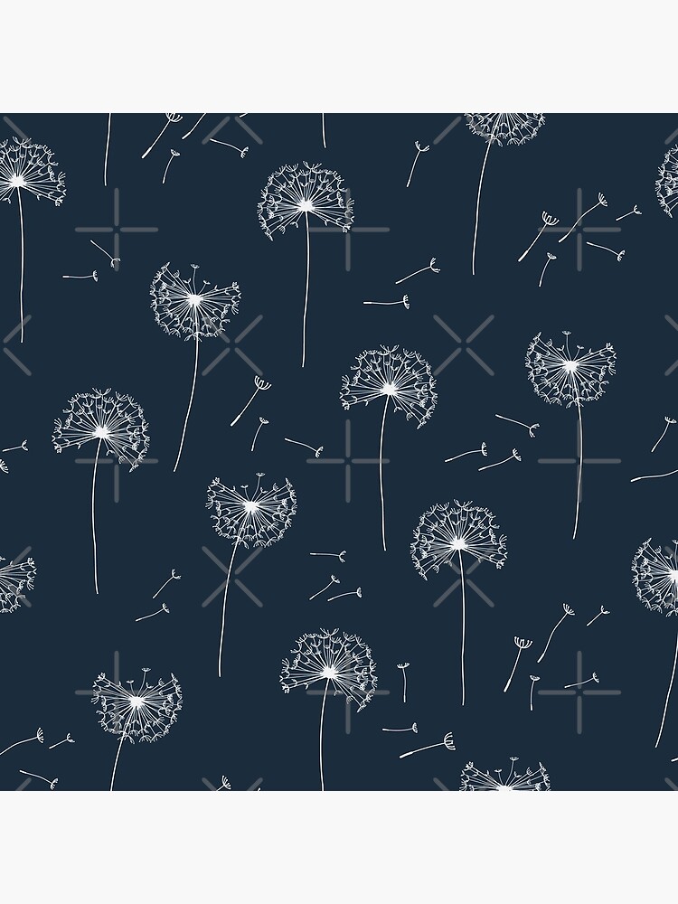 Floral pattern of dandelions by alijun