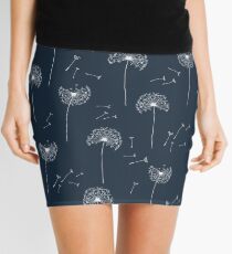 Floral pattern of dandelions Mini Skirt