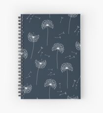 Floral pattern of dandelions Spiral Notebook