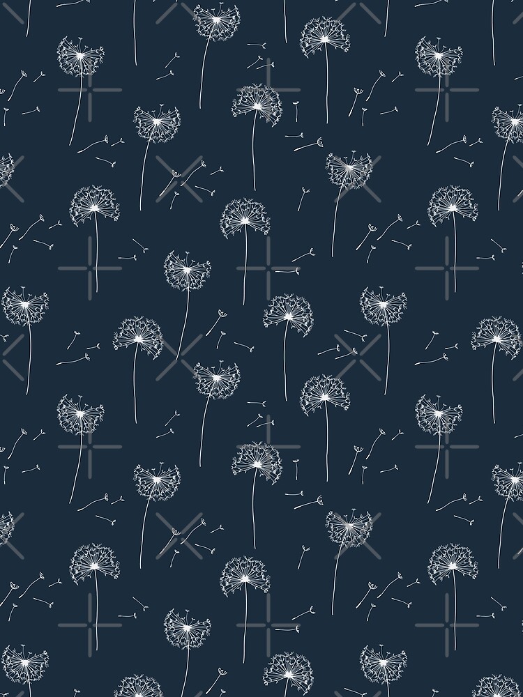 Floral pattern of dandelions by alijun
