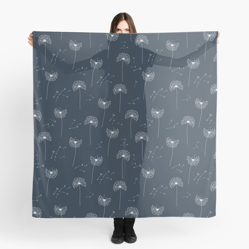 Floral pattern of dandelions Scarf