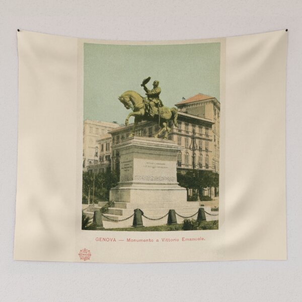 Item preview, Vintage Genova Genoa Vittorio Emanuele Statue designed and sold by aapshop.