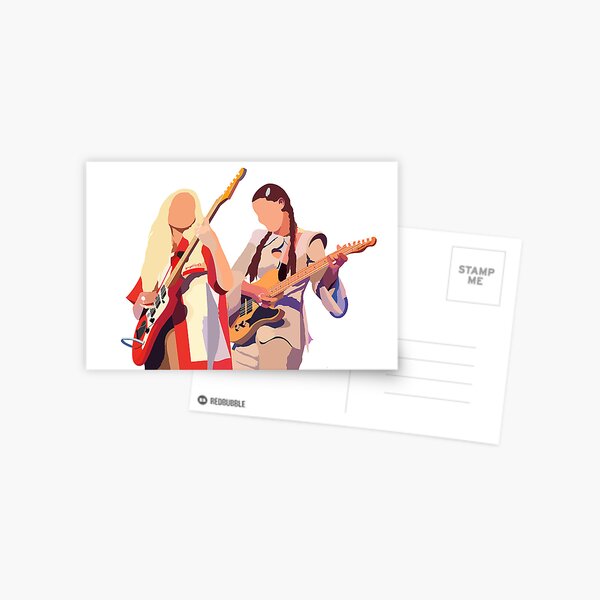 Wet Leg band print Postcard
