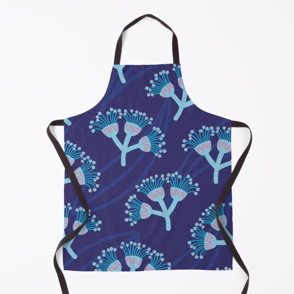 Item preview, Australian Floral Eucalyptus Blossom Blue Pattern designed and sold by BloomJoyStudio.
