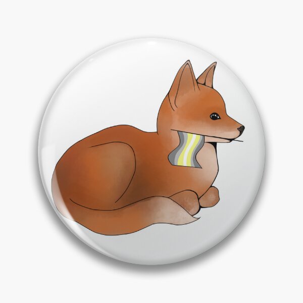 Item preview, Red Pride Fox: Demigender designed and sold by sadlylucifer.