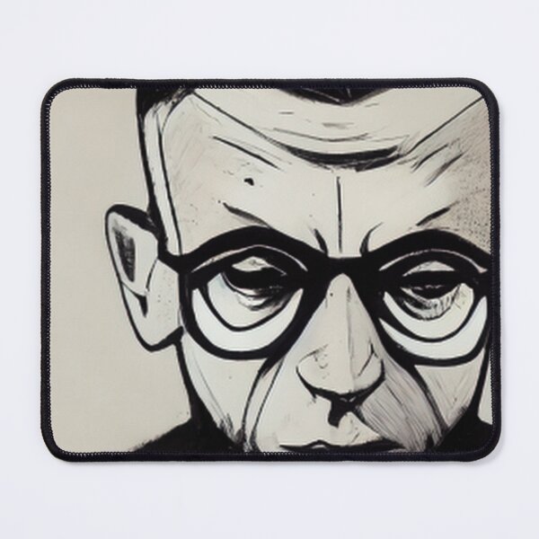 Item preview, Jean Paul Sartre designed and sold by ComicsFactory.