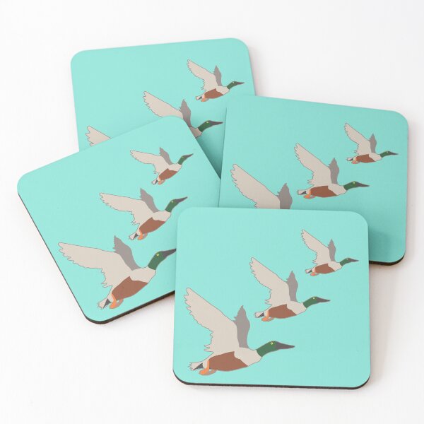 Item preview, The classic image of three ducks in flight.Blue designed and sold by janesg.