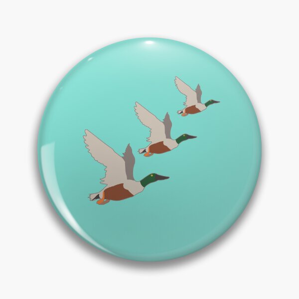 Item preview, The classic image of three ducks in flight.Blue designed and sold by janesg.