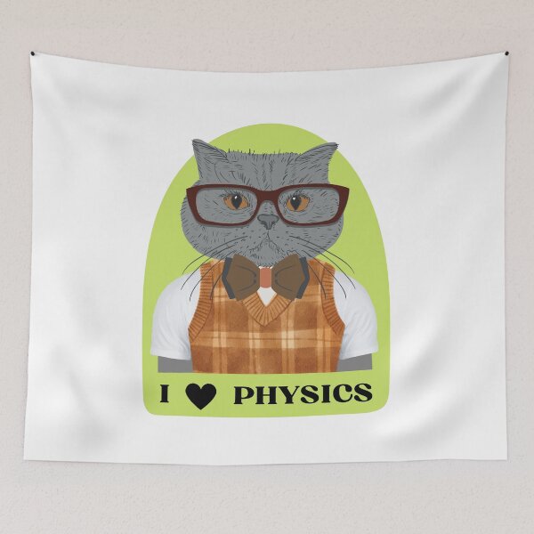 Item preview, I Love Physics Cat designed and sold by AMERICANCHEEZ.