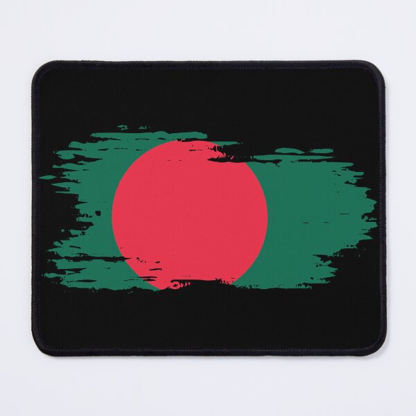 Item preview, Bangladesh - national flag, brush effect designed and sold by Mohja-Design.