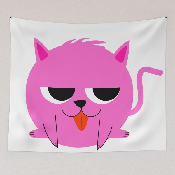 Item preview, Cute Pink Kitty designed and sold by thinkittithink.