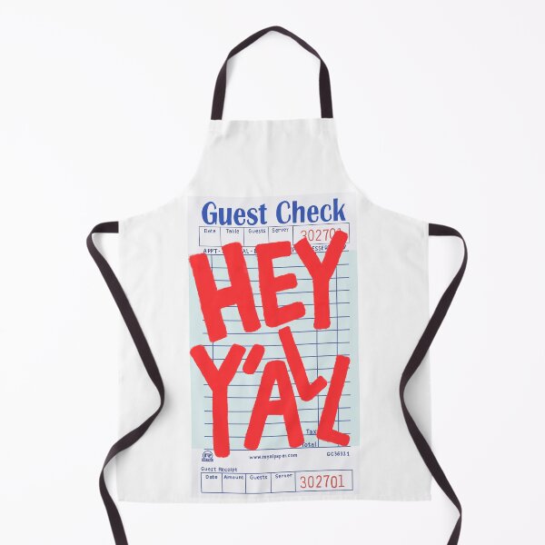 Item preview, Guest Check Print - HEY Y'ALL designed and sold by Bryn-Williams.