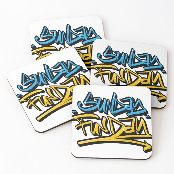 Item preview, Sunday FunDay Graffiti Lettering Quotes designed and sold by Artikach Project.