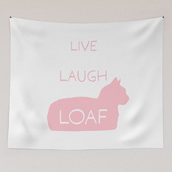 Item preview, Live Laugh Loaf - pink designed and sold by CCCDesign.