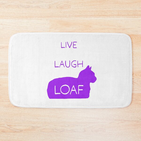 Item preview, Live Laugh Loaf - purple designed and sold by CCCDesign.