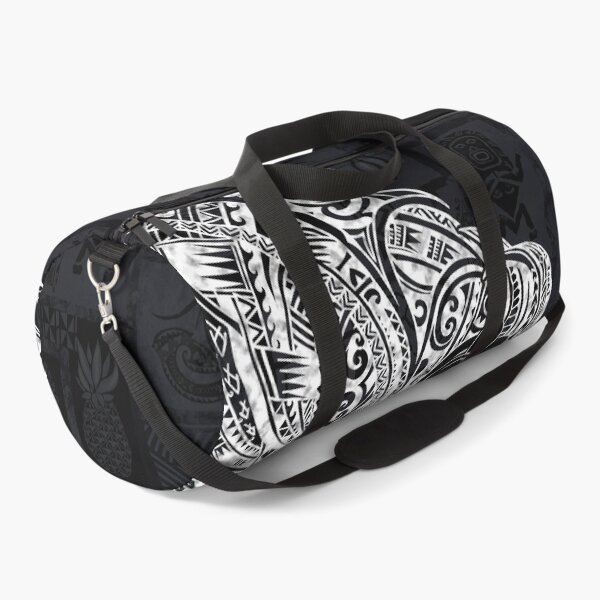 Item preview, Hawaiian - Samoan - Tapa Print With White Tribal Tattoos designed and sold by sunnthreads.
