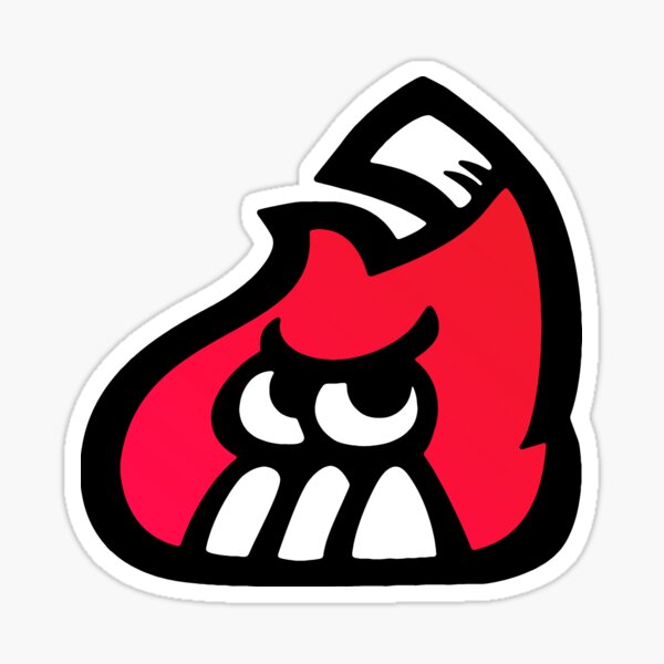 Splatoon Logo Stickers Redbubble