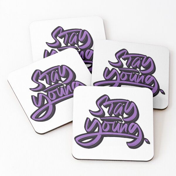 Item preview, Stay Young Lettering Quotes designed and sold by Artikach Project.