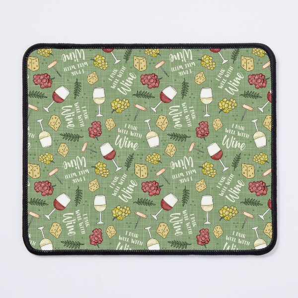 Item preview, I Pair Well With Wine designed and sold by KrisInStitches.