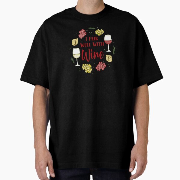 Item preview, I Pair Well With Wine designed and sold by KrisInStitches.