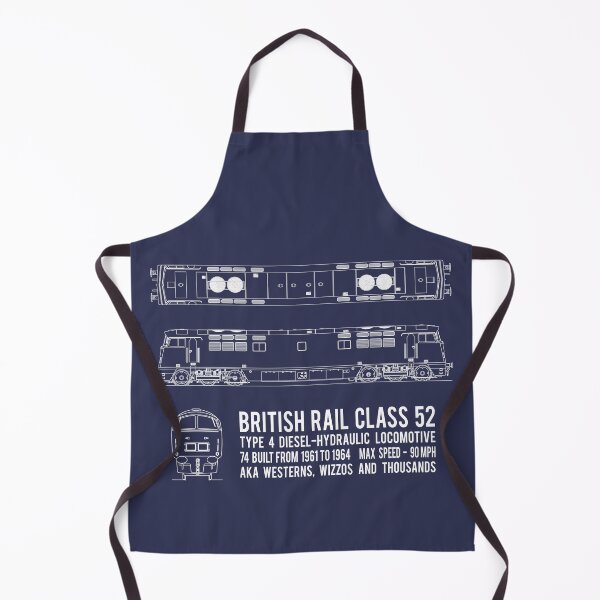 Item preview, British Rail Class 52 Western Wizzo Locomotive Blueprint Diagrams Gift designed and sold by Maljonic.
