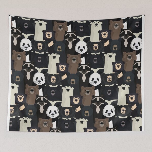 Item preview, Bears of the world pattern designed and sold by ZolinStudio.