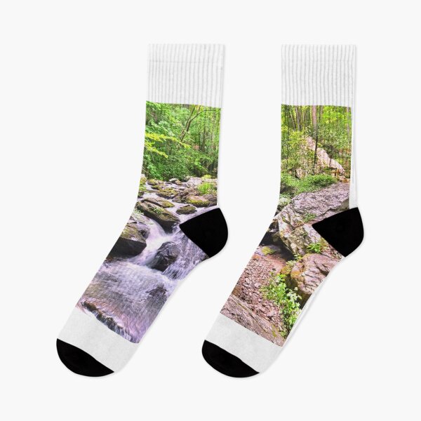 Item preview, The Stream On The Way To Anna Ruby Waterfalls  designed and sold by LisaWootenPhoto.