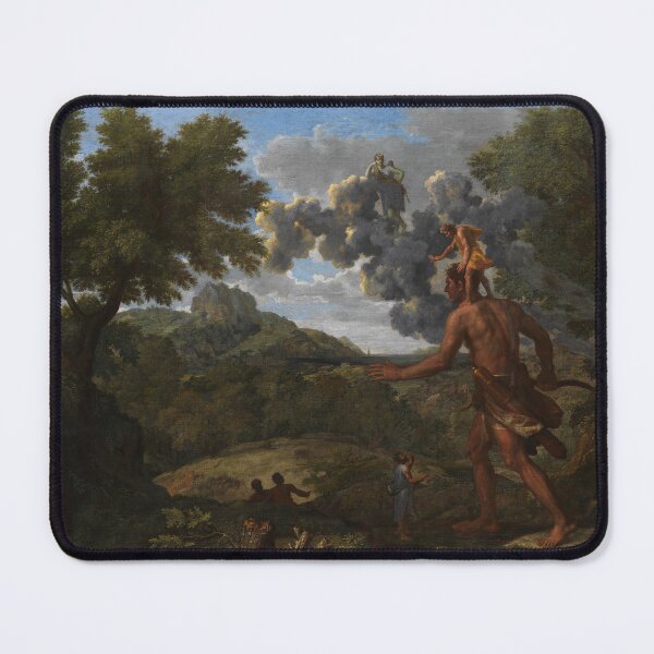 Item preview, Blind Orion Searching for the Rising Sun | Nicolas Poussin | 1658 Greek Mythology Art designed and sold by CJET.