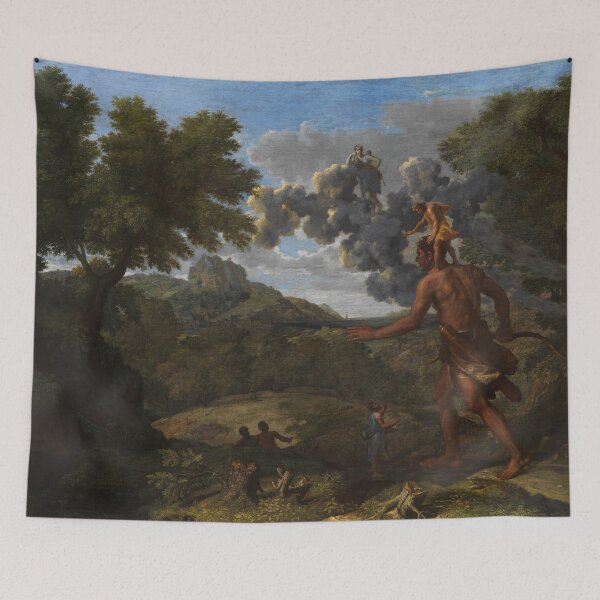 Item preview, Blind Orion Searching for the Rising Sun | Nicolas Poussin | 1658 Greek Mythology Art designed and sold by CJET.