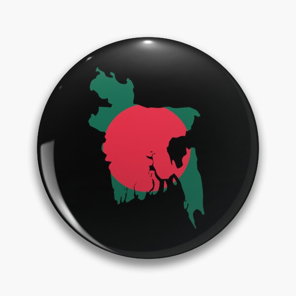 Item preview, Bangladesh country border in national flag designed and sold by Mohja-Design.