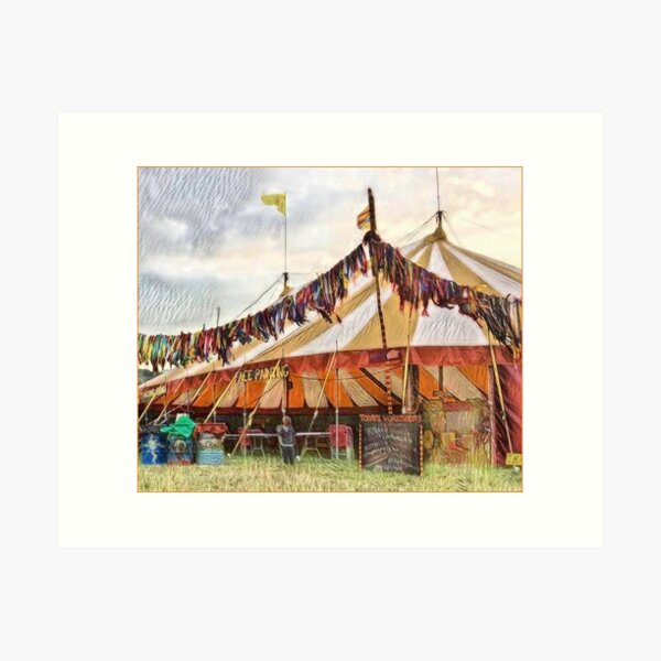 Item preview, Glastonbury Festival Childs Play Art designed and sold by unitydesigneu.
