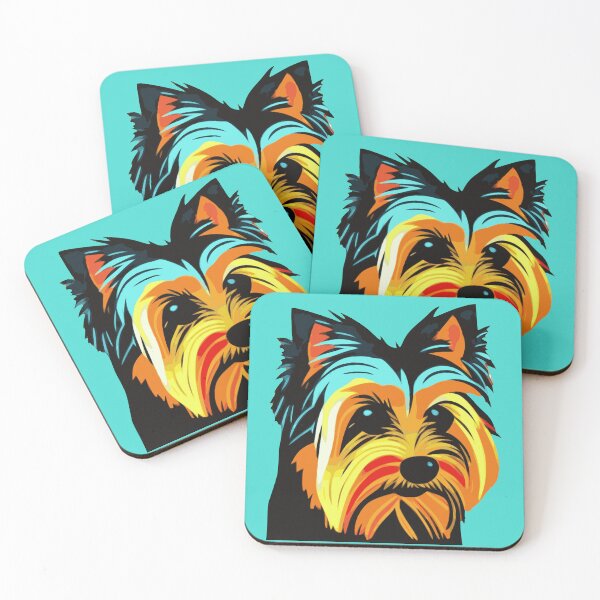 Item preview, Adorable Yorkshire Terrier pop art designed and sold by dogpopart.
