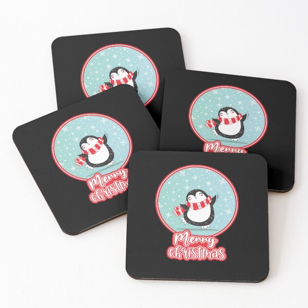 Item preview, Merry Christmas Kawaii Penguin | Smiling Christmas Penguin designed and sold by Pisutachio.