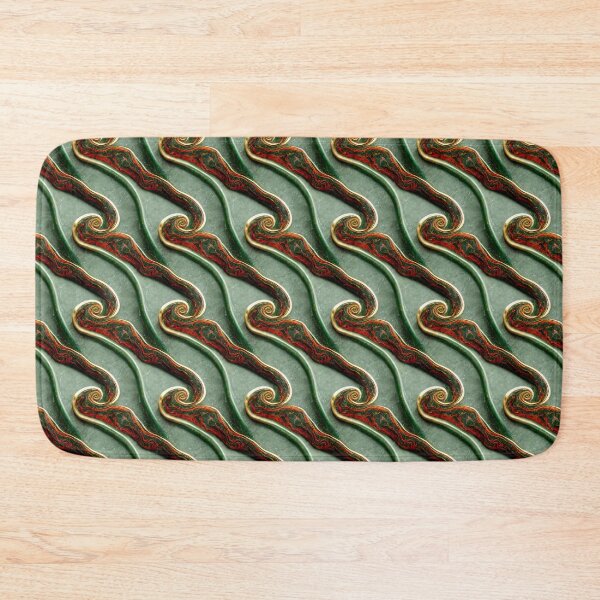 Item preview, Green gold red marble pattern, Intricate marbling pattern designed and sold by TreasuryOE.