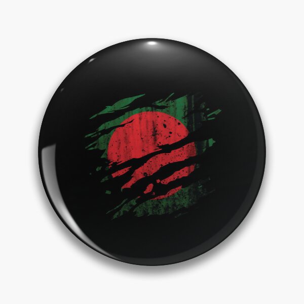 Item preview, Bangladesh - national flag, scratches, cracks designed and sold by Mohja-Design.