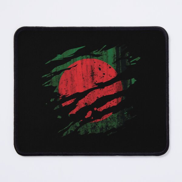 Item preview, Bangladesh - national flag, scratches, cracks designed and sold by Mohja-Design.