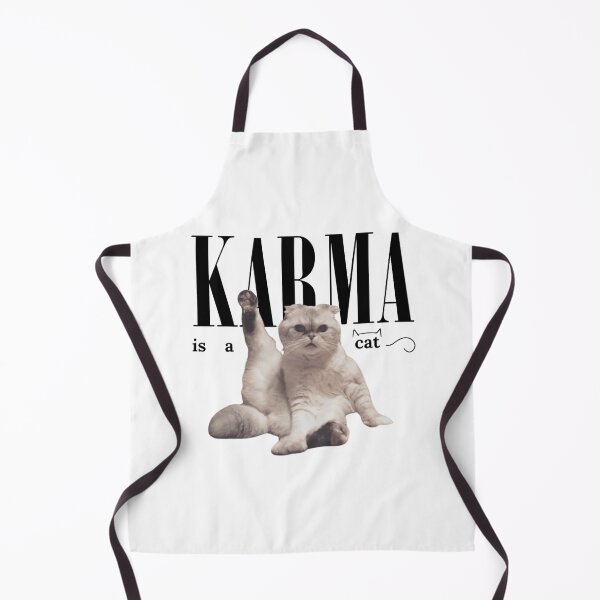 Item preview, "Karma is a cat" Meredith Taylor Swift Midnights Album designed and sold by sapphiretears.