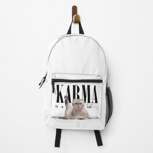 Item preview, "Karma is a cat" Meredith Taylor Swift Midnights Album designed and sold by sapphiretears.