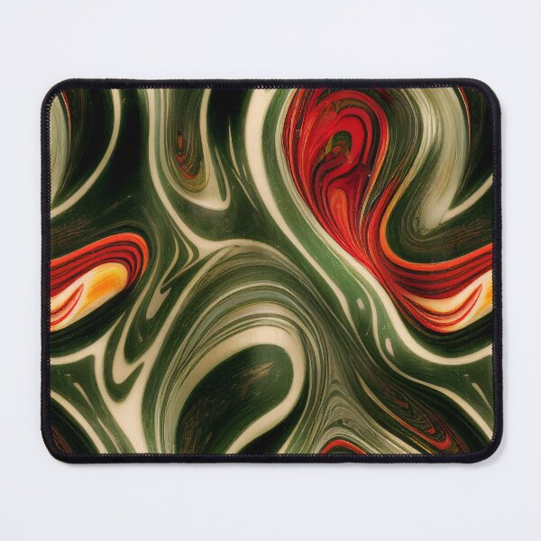 Item preview, Green gold red marble pattern, Intricate marbling pattern designed and sold by TreasuryOE.