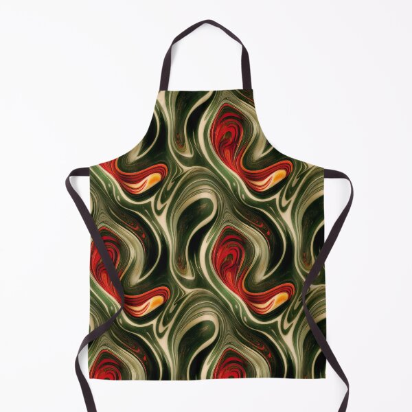 Item preview, Green gold red marble pattern, Intricate marbling pattern designed and sold by TreasuryOE.