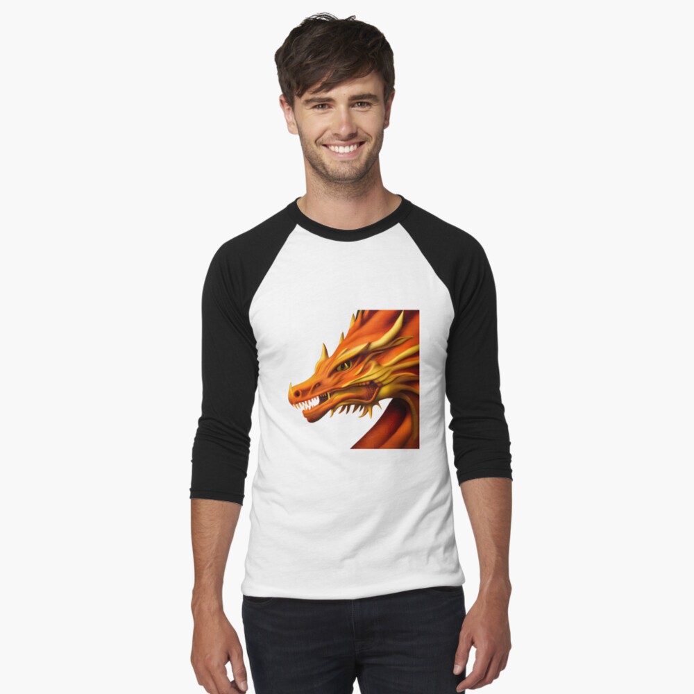 Item preview, Baseball ¾ Sleeve T-Shirt designed and sold by dragynrain.