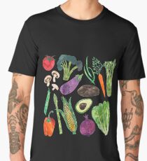 Artistic Vegetables Men's Premium T-Shirt