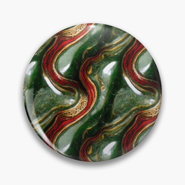 Item preview, Green gold red marble pattern, Intricate marbling pattern designed and sold by TreasuryOE.