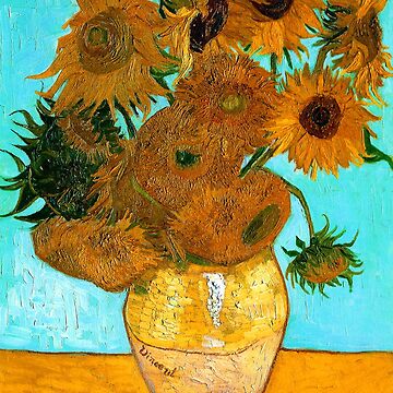 Artwork thumbnail, Van Gogh - Still Life Vase with 12 Sunflowers by NewNomads
