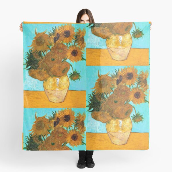 Van Gogh - Still Life Vase with 12 Sunflowers Scarf