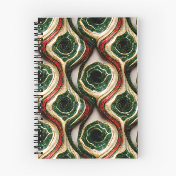 Item preview, Green gold red marble pattern, Intricate marbling pattern designed and sold by TreasuryOE.
