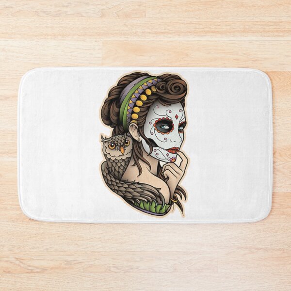 Item preview, Day Of The Dead Skull designed and sold by Ink Bloom Studio ⭐⭐⭐⭐⭐.